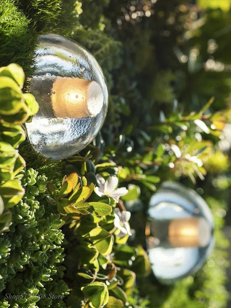 Aplique de pared de cristal DecorBites™ para exteriores, escaleras, pasillos, villas, patios y balcones.