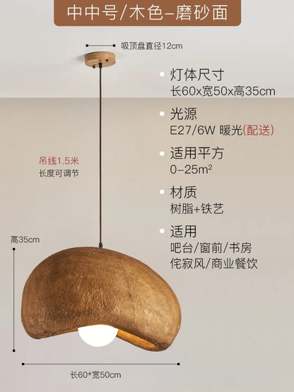DecorBites™ Japanese Resin Pendant Lights for Dining Room Home Decor - Creative Luminaire Suspendu