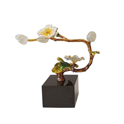 DecorBites™ Golden Tree Plum Blossom Crystal Handicraft Décor for Home Settings