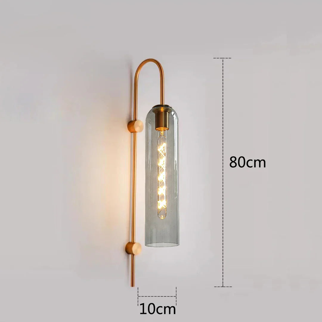 DecorBites™ Green Glass Nordic Pendant Light E27 Suspension Fixture for Living and Bedroom