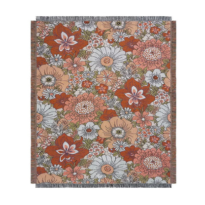 DecorBites™ Bohemian Floral Leisure Blanket
