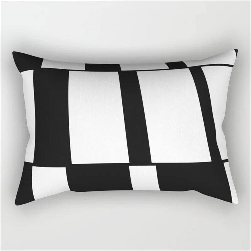 طقم غطاء وسادة للخصر بتصميم هندسي مموج من DecorBites™