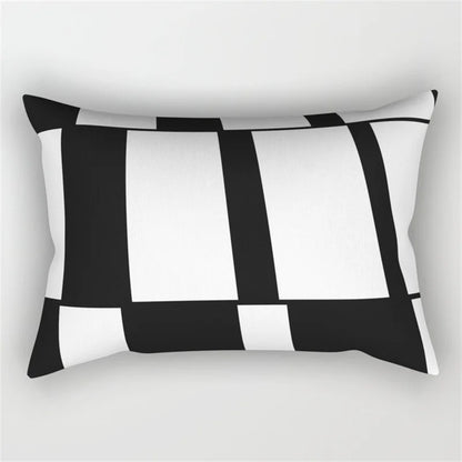 طقم غطاء وسادة للخصر بتصميم هندسي مموج من DecorBites™