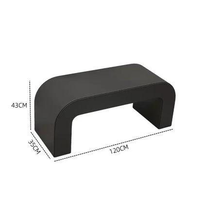 DecorBites™ Leather Shoes Changing Stool: Stylish and Functional Seating for Living Room, Bedroom.