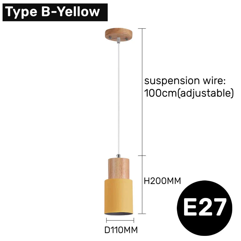 DecorBites™ LED Pendant Lights: Modern Minimalist Hanging Fixture for Bedroom, Kitchen, Dining Room