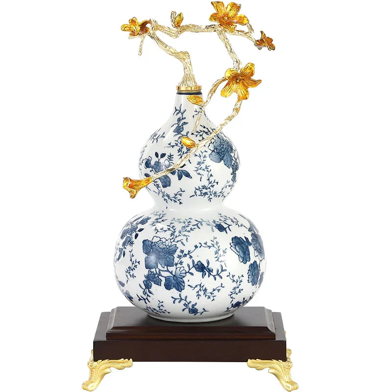 DecorBites™ Gourd Ornament Ceramic Handicrafts Home Decor Accessories