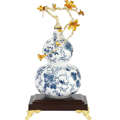 DecorBites™ Gourd Ornament Ceramic Handicrafts Home Decor Accessories