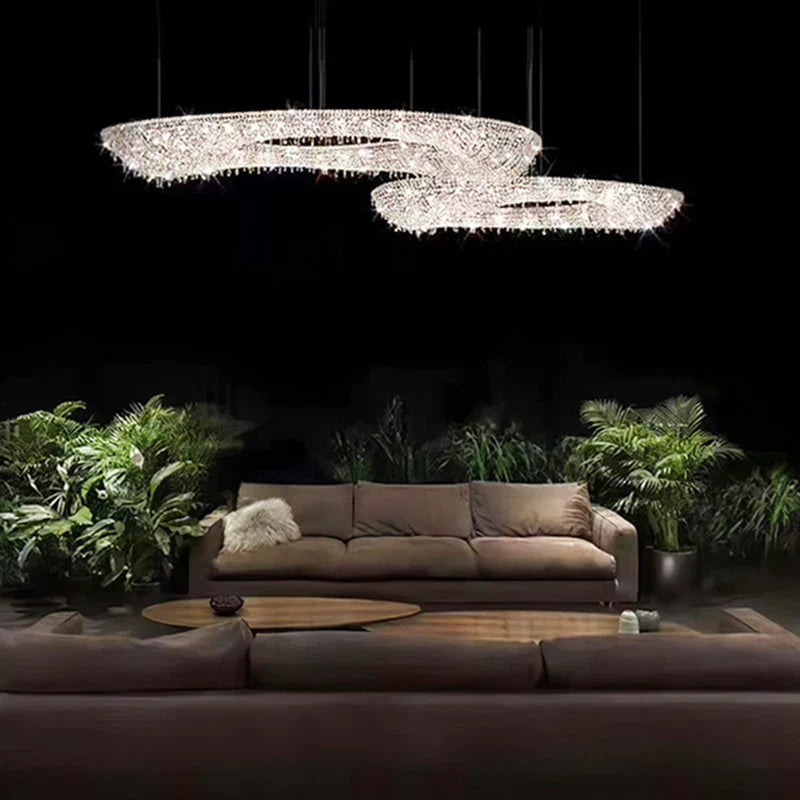 DecorBites™ Crystal Chandelier Luminaire Indoor Lighting Fixture Luxury Design