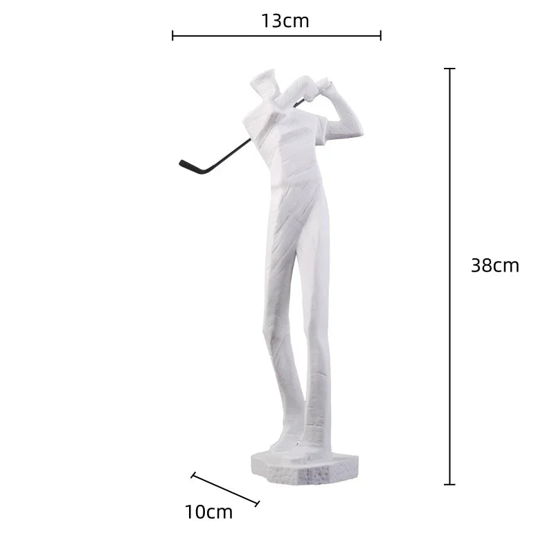 DecorBites™ Golf Sculpture Resin Figurine Decorative Ornaments for Home Decoration