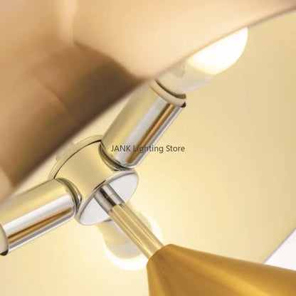 DecorBites™ Atollo Bedroom Table Lamp - Luxury Metal Mushroom Desk Light