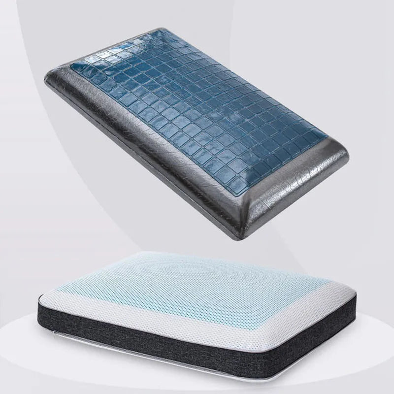 Decobites Bamboo Charcoal Memory Foam Cooling Pillow with Pillowcase