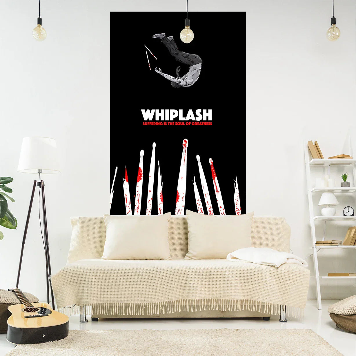 Decobites Whiplash Wall Tapestry Bedroom Decor for Inspiring Spaces