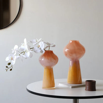 DecorBites™ Gradient Glass Vase Gourd Hydroponic Flower Arrangement Terrarium Bouquet Holder