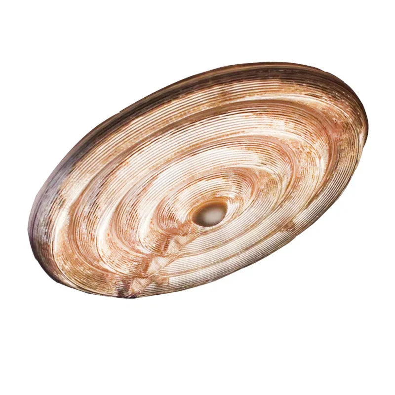 DecorBites™ LED Glass Chandelier for Dining Room - Round Ceiling Holder Suspension Light