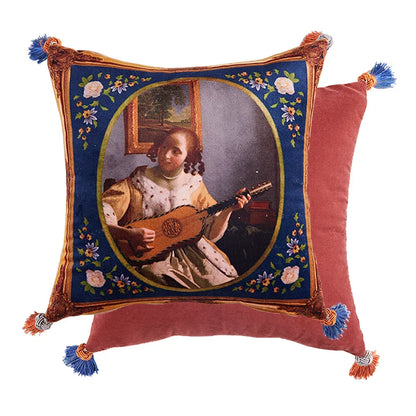 DecorBites™ Luxe Greyhound Decorative Pillow Cover - Elegant Home Accent