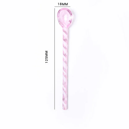 DecorBites™ Colorful Glass Stirring Spoon Set