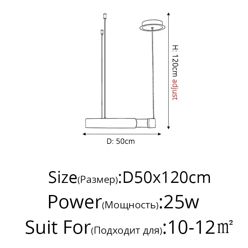 DecorBites™ LED Chandelier: Modern Indoor Lighting for Bedroom, Living Room, Study Hall