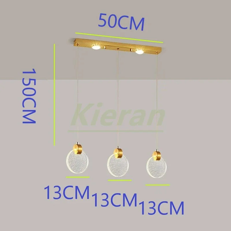 DecorBites™ Crystal LED Chandelier for Modern Home Decor and Lighting