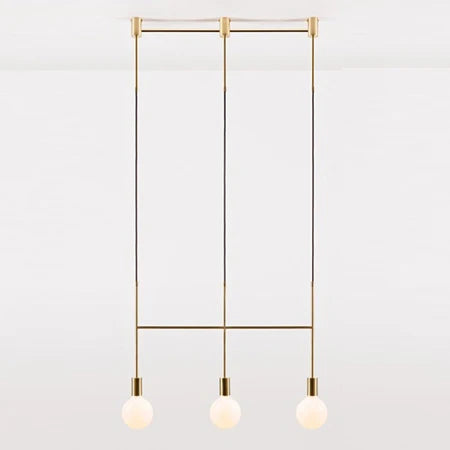 ديكوربايتس™ مصابيح معلقة هندسية من الحديد لغرفة الطعام وغرفة النوم والمقهى والديكور الداخلي