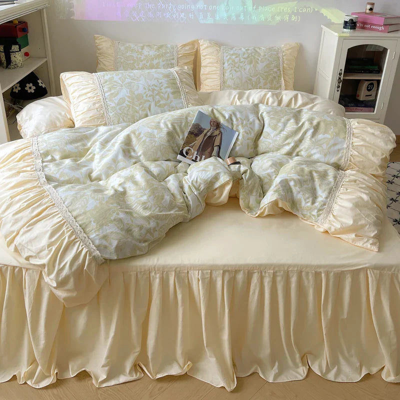 Floral Cotton Bedding Set 100 Percent Cotton 2X2.2m