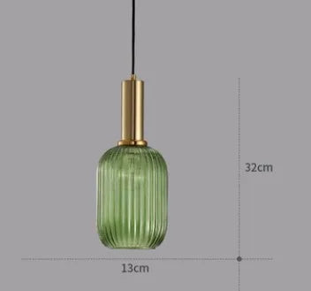 Decorbites™ Glas Farbige LED Anhänger Licht Kronleuchter für Heim Wohn- und Esszimmer Dekoration
