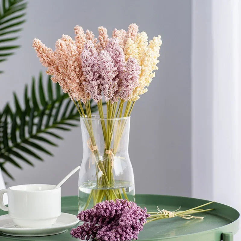 DecorBites™ Lavender Artificial Flower Bundle for Wall Decor and DIY Vases Bouquet