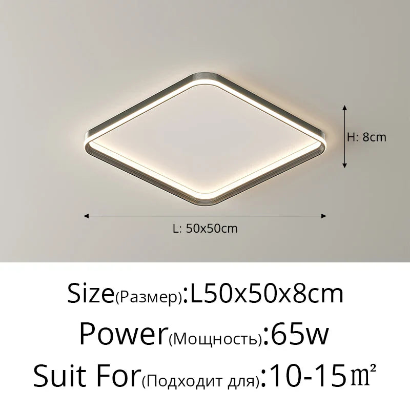 Lámpara de techo LED DecorBites™ para sala de estar, cocina, comedor y estudio. Iluminación interior moderna.