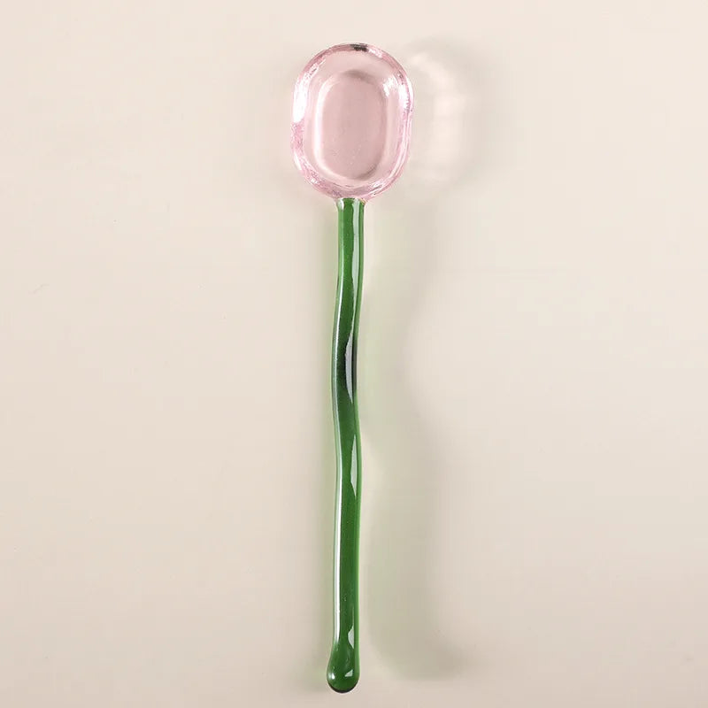 DecorBites™ Glass Dessert Spoon Set