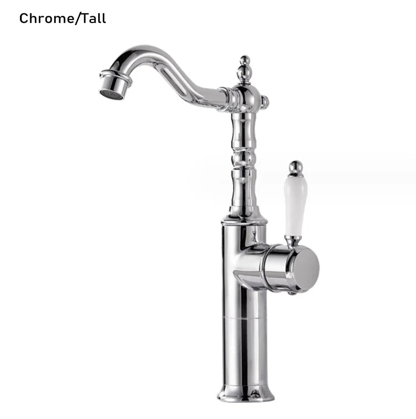 Grifo de cocina de lujo DecorBites™ Gold para fregadero doméstico, mezclador de agua fría y caliente