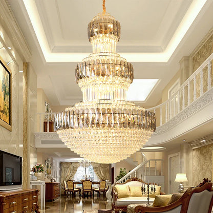 DecorBites™ Luxury Crystal Chandelier for Elegant Spaces