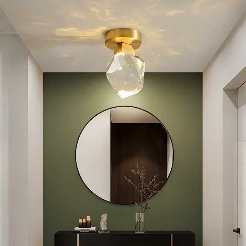 Lámpara de pared LED minimalista dorada DecorBites™ para iluminación de sala de estar, dormitorio, cocina y restaurante