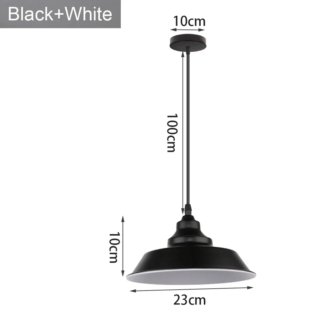 Decorbites™ Industrielle Loft-Hängeleuchte Pendellampe LED Edison Vintage Hängelampe