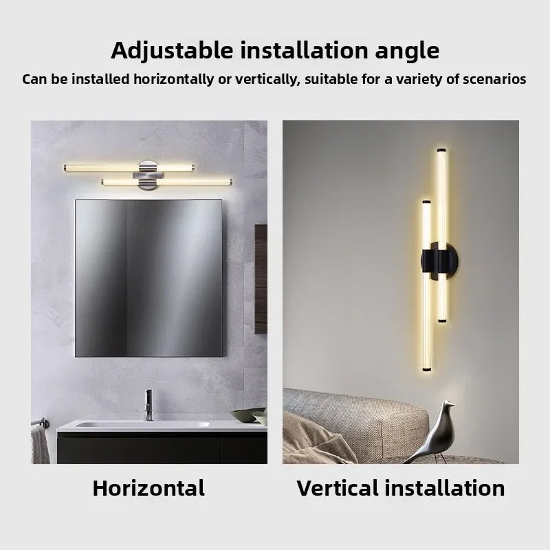 DecorBites™ LED Acrylic Wall Sconce for Modern Indoor Lighting in Living Room and Bathroom