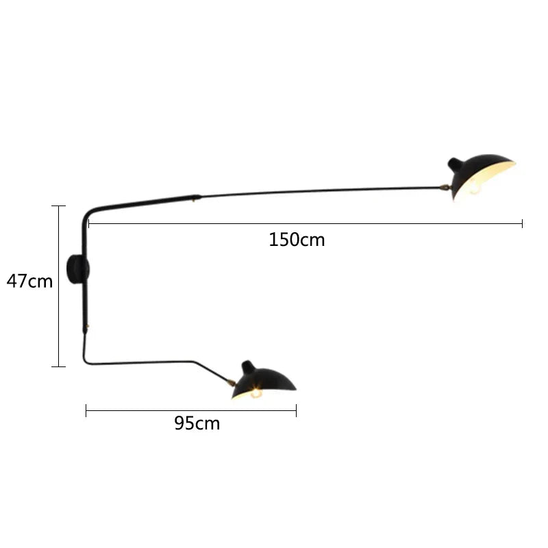 DecorBites™ Industrial Nordic Wall Lamp for Bedroom, Living Room LED Fixture