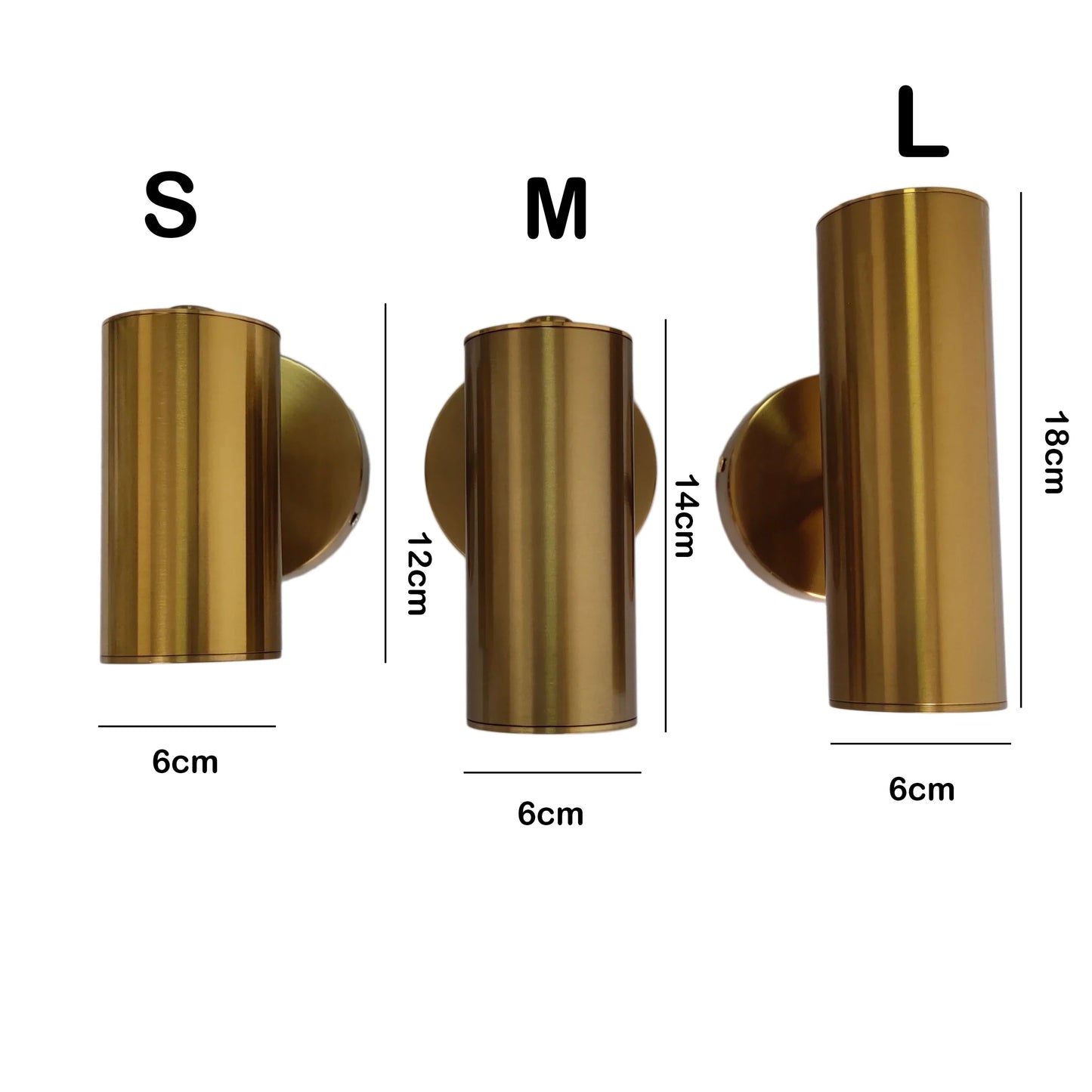 DecorBites™ Gold Iron Art LED Wall Lamp for Modern Living Room and Bedroom