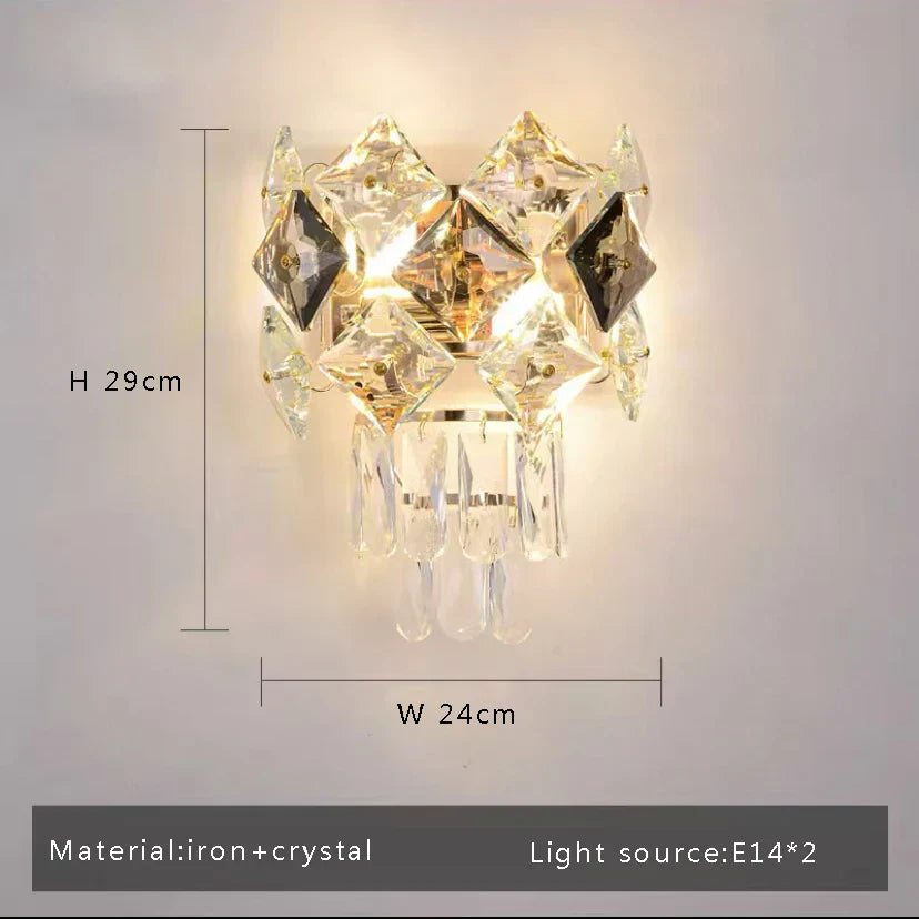 Lámpara de techo LED de vidrio dorado Decorbites™ con estructura de acero inoxidable