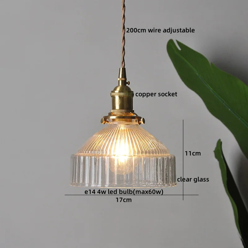 Glass LED Hanging Light