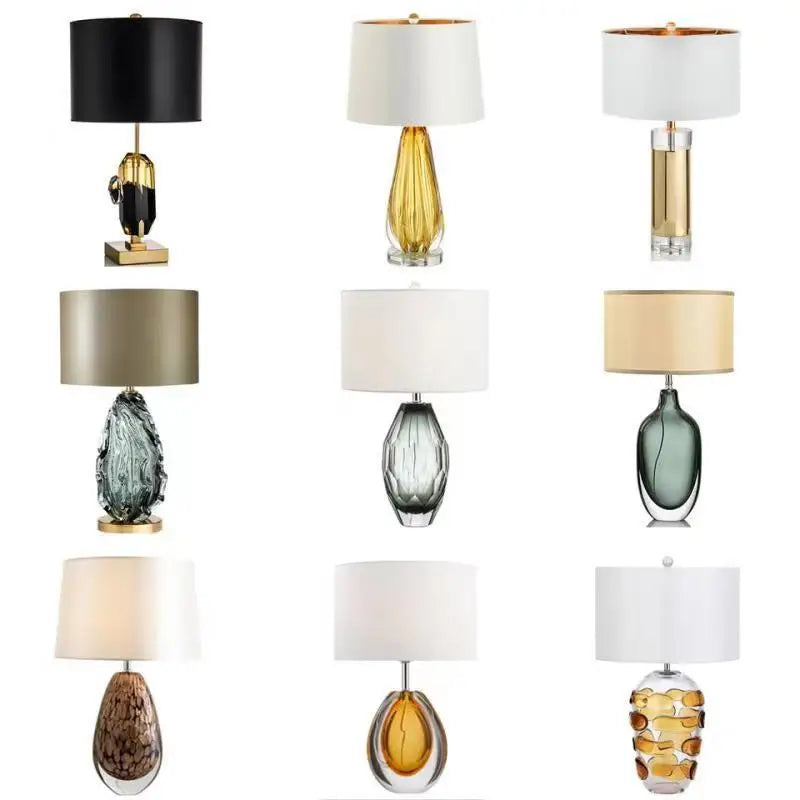 DecorBites™ Glaze Table Lamp: Modern Art LED Desk Light for Home and Hotel