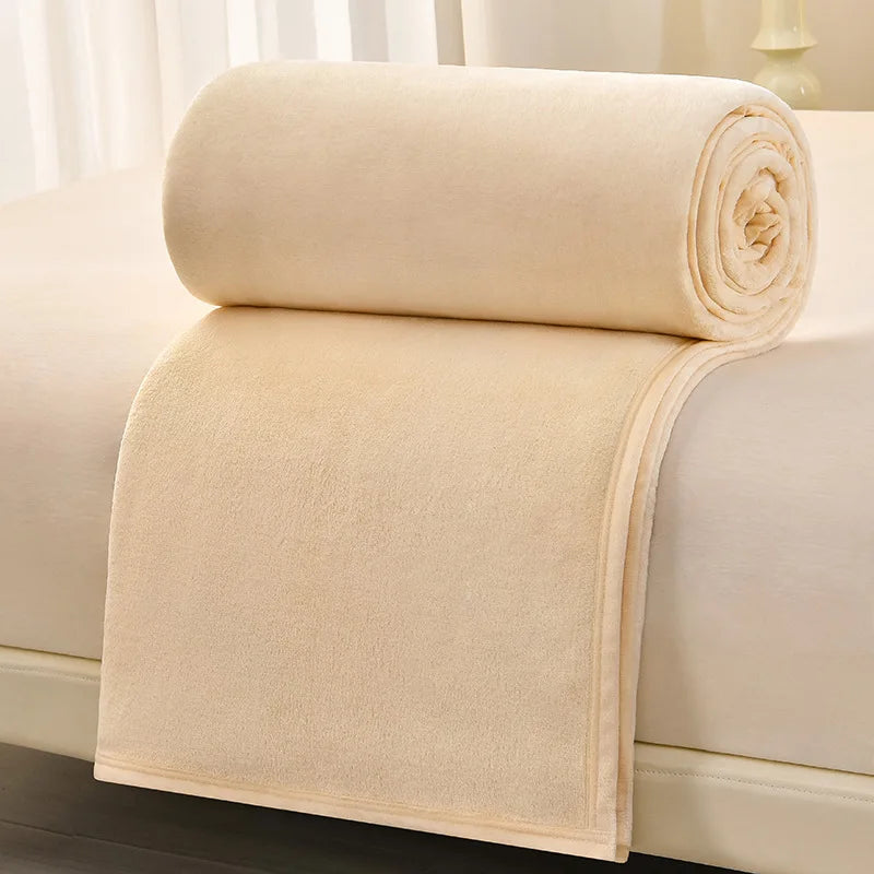 Manta de franela acogedora DecorBites™: Funda de sofá multifuncional para adultos