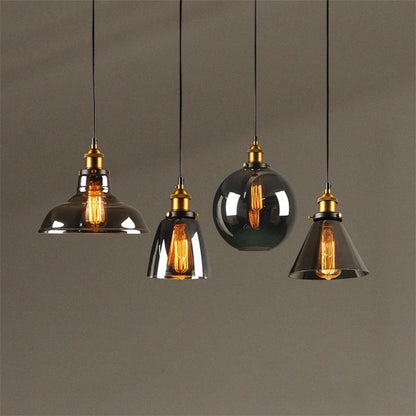 DecorBites™ Glass Ball Pendant Lights for Modern Dining Room, Kitchen, and Living Room