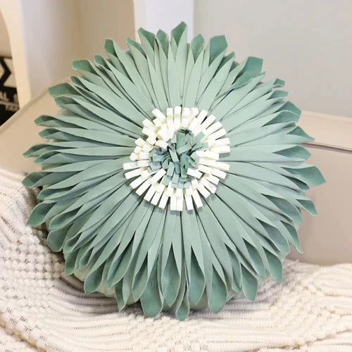 DecorBites™ Blue Hyacinth Square Pillowcase, Non-Scripta Design, Modern Home Decoration