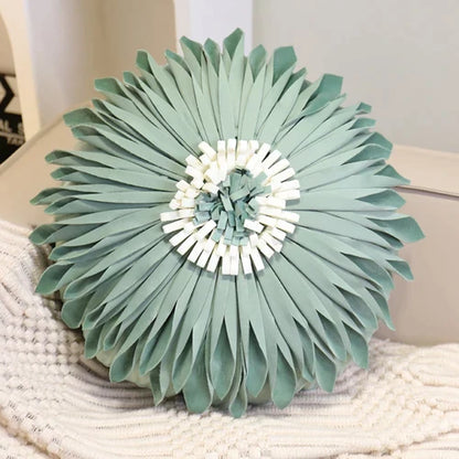 DecorBites™ Blue Hyacinth Square Pillowcase, Non-Scripta Design, Modern Home Decoration