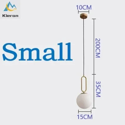 Lámpara de araña LED con bola de cristal DecorBites™ para dormitorio, sala de estar y restaurante