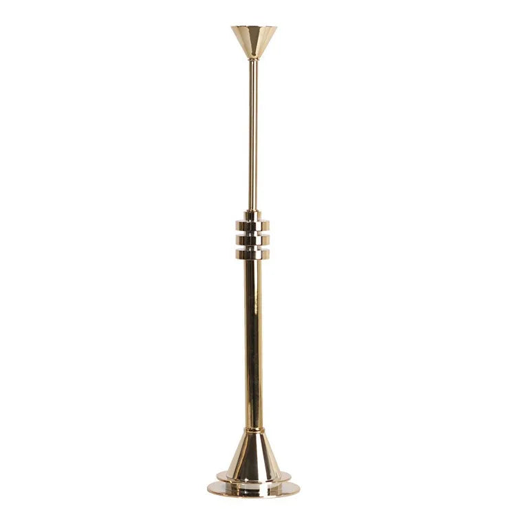 Gold Geometric Candle Holder