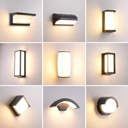 DecorBites™ LED Radar Induction Wall Lamp for Hotel Garden, Modern Balcony Lights