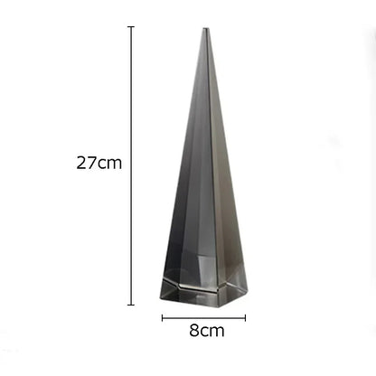 ديكور بايتس™ - عمل فني هندسي من الكريستال متعدد السطوح - ديكور مكتبي - ديكور منزلي حديث