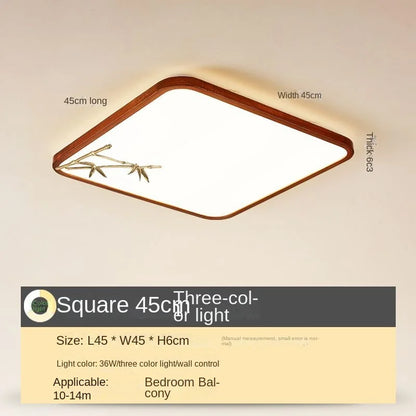 DecorBites™ Chinese Style LED Ceiling Lamp, Ultra-Thin Round Design for Living Room and Bedroom