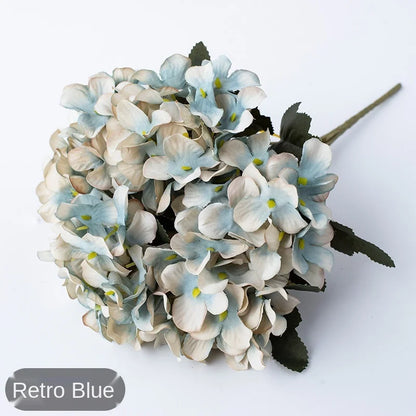 DecorBites™ Hydrangea Branch Decor - High Quality Artificial Silk Flowers for Home Wedding Party