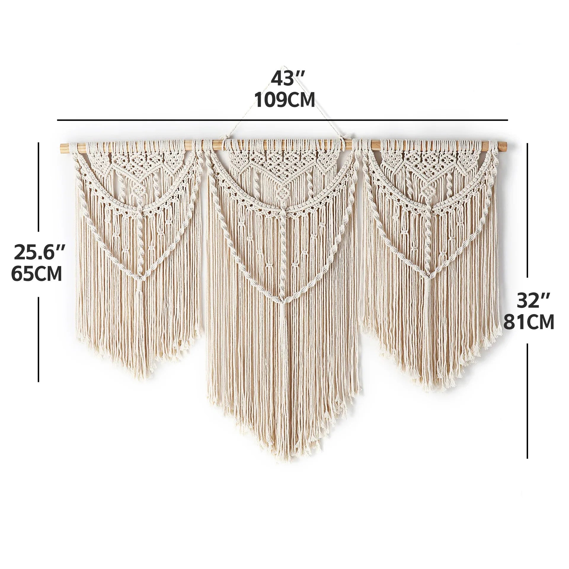 Boho Macrame Wall Hanging