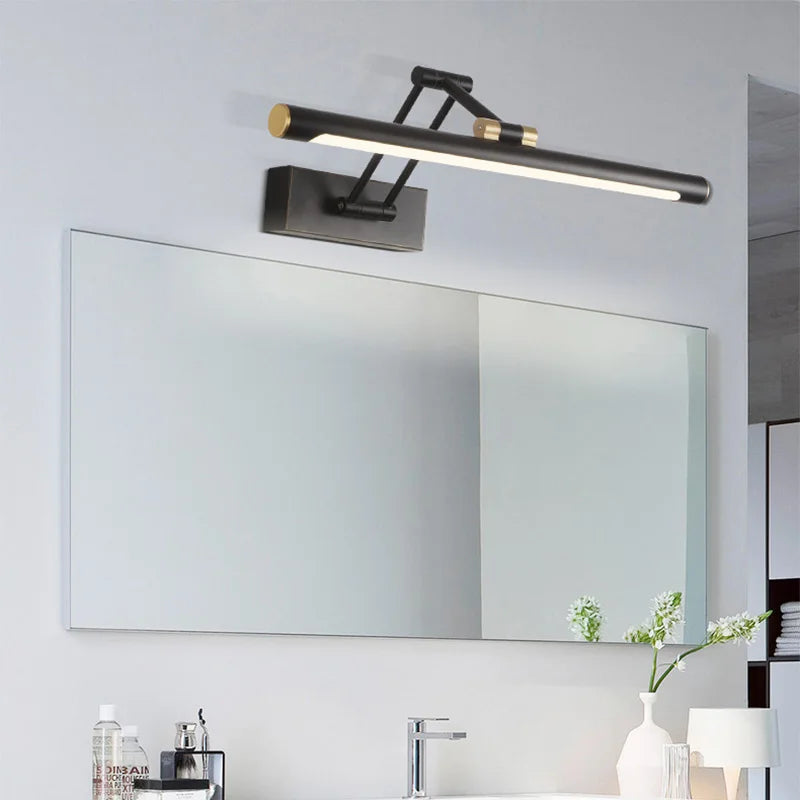 Aplique de pared para baño LED Decorbites™ de 58 cm, iluminación moderna para interior y dormitorio